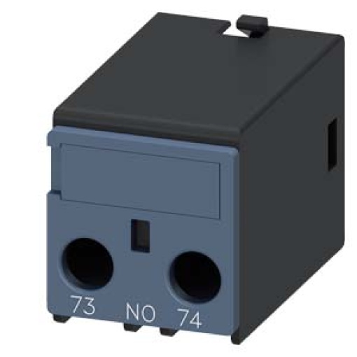 Auxiliary switch 1 NO, current path 1 NO, connection from below