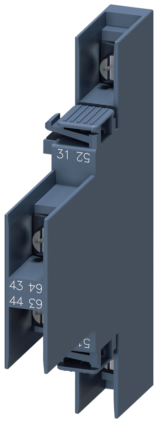 Auxiliary switch 1 NO1 NC, current paths 1 NC, 1 NO, R 3132, 4344 L 51...