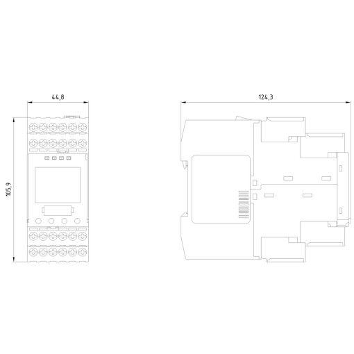 Safety switching device safety-oriented speed monitoring, 24 V DC