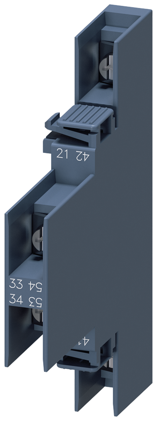 Auxiliary switch 1 NO1 NC, current paths 1 NC, 1 NO, S00, R 2122, 3334 L...