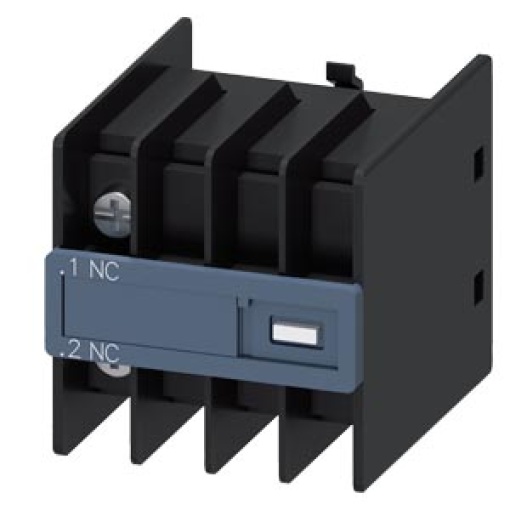 Auxiliary switch 1 NC, current path 1 NC, 3RT2
