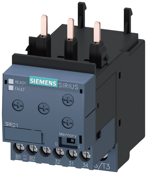 Monitoring relay, can be mounted onto 3RT2 contactor, size S00 basic, 4-40 A
