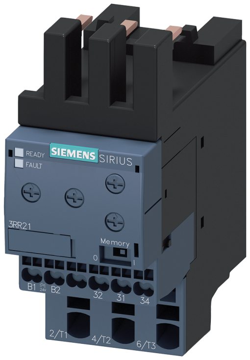Monitoring relay, can be mounted onto 3RT2 contactor, size S00 basic, 4-40 A