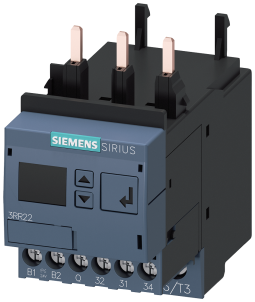 Monitoring relay, can be mounted onto 3RT2 contactor, size S00 standard, 4-40 A