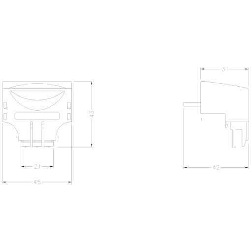 Cable connector for circuit breaker S00