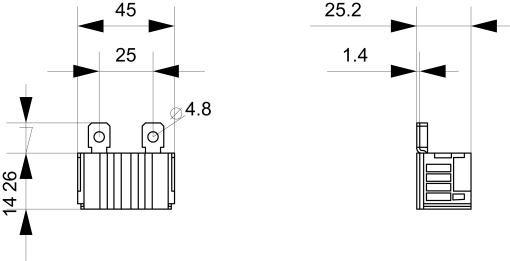 Adapter for screw mounting