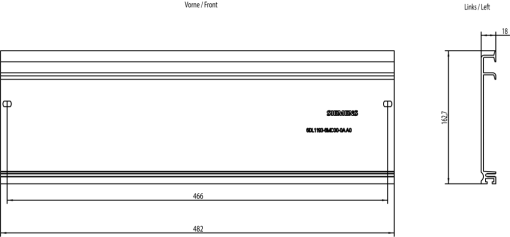 SIMATIC ET 200SP HA 482 mm 19"