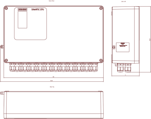 SIMATIC CFU PA Bundle with aluminum enclosure For digital field devices