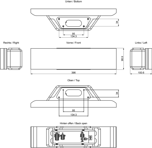 SIMATIC HMI Extension Unit 15" hardwired