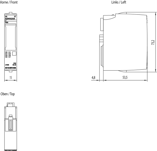 SIMATIC ET 200SP DQ 8x24VDC0.5A ST