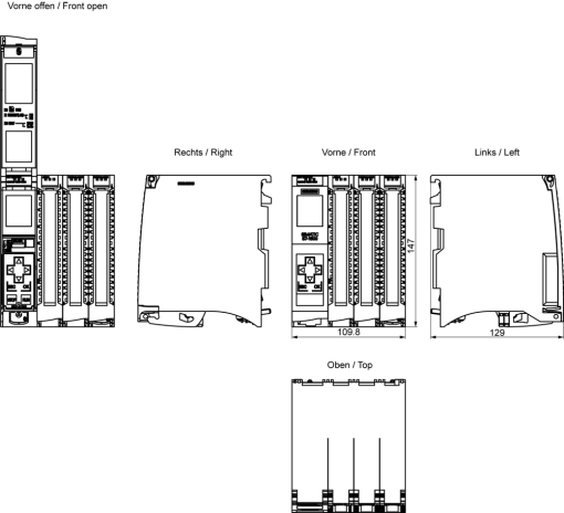 SIMATIC S7-1500 CPU 1512C-1 PN 32DI32DQ5AI2AQ