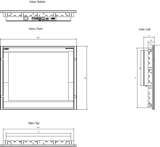 SIMATIC IPC Flat Panel 19", 24 V DC, 120240 V AC