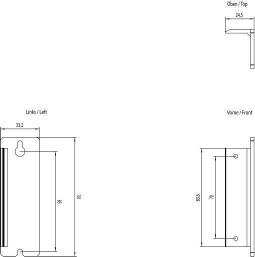SIMATIC IPC Mounting set Portrait mounting for IPC127E