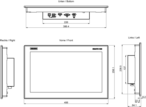 SIMATIC IPC IFP1500 Basic 15" touch