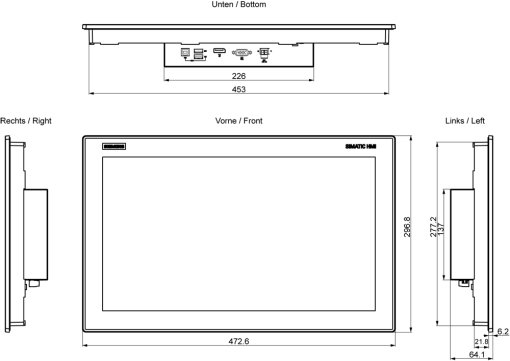 SIMATIC IPC IFP1900 Basic 19" touch