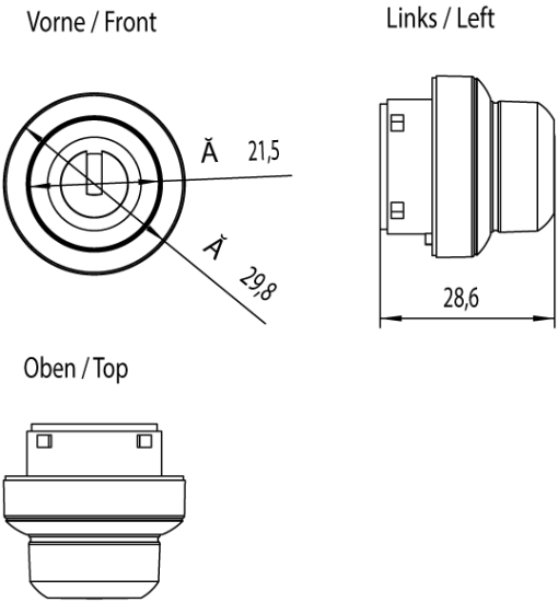 SIMATIC HMI Safety keyswitch for Extension Unit