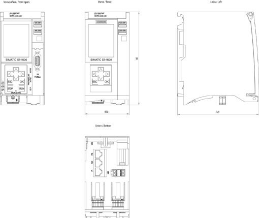 SIMATIC S7-1500 CPU 1516-3 PNDP