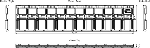 SIMATIC S7-1500 Active backplane ST 112 slot