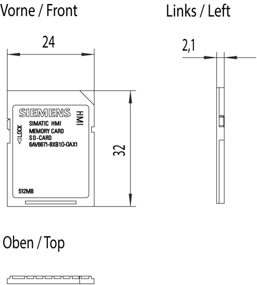 SIMATIC HMI SD memory card 512 MB