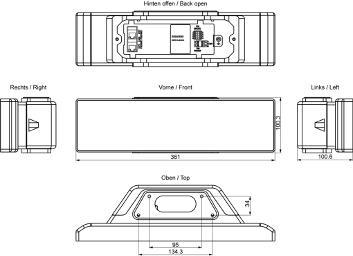 SIMATIC HMI Extension Unit 24" Portrait PROFINET