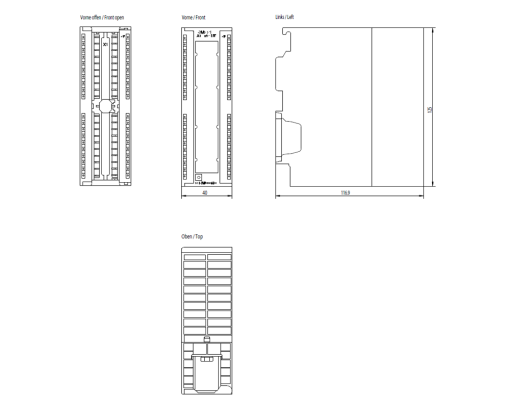 SIMATIC S7-300 SM 331, AI UI 8x16 bit