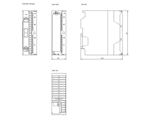 SIMATIC S7-300 SM 332, AQ 4x04 ... 20 mA For signals from the hazardous area