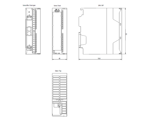 SIMATIC S7-300 SM 334, AI 4AQ 2x12 bit