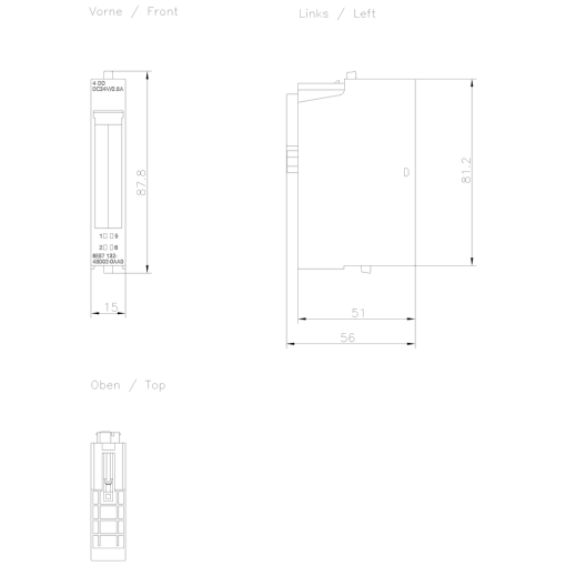 SIMATIC ET 200S 4DQ 24 V DC0.5 A ST PU 5