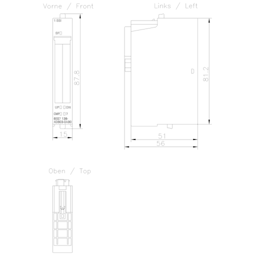 SIMATIC ET 200S 1SSI 25 bit  1 MHz