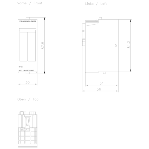 SIMATIC ET 200S F-RO 24 V DC24 ... 230 V AC5 A