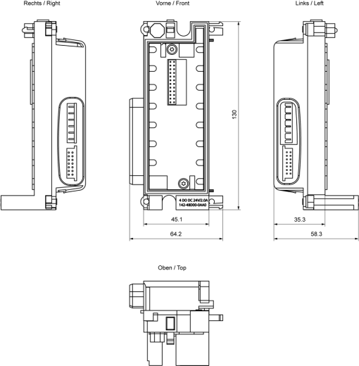 SIMATIC ET 200pro 4DQ 24 V DC2 A ST