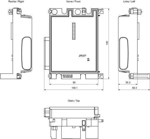 SIMATIC ET 200pro 816F-DI 24 V DC PROFIsafe