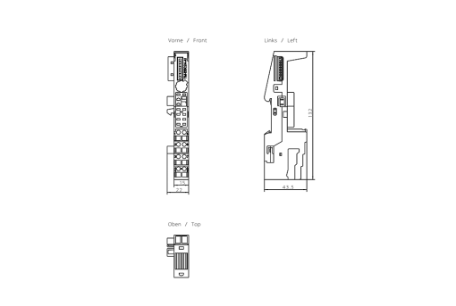 SIMATIC ET 200S TM-E15C24-A1 Spring terminals PU 5