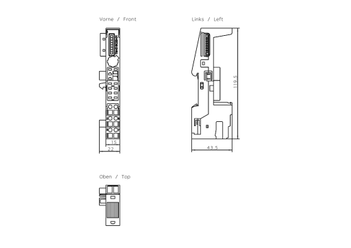 SIMATIC ET 200S TM-E15C23-01 Spring terminals PU 5
