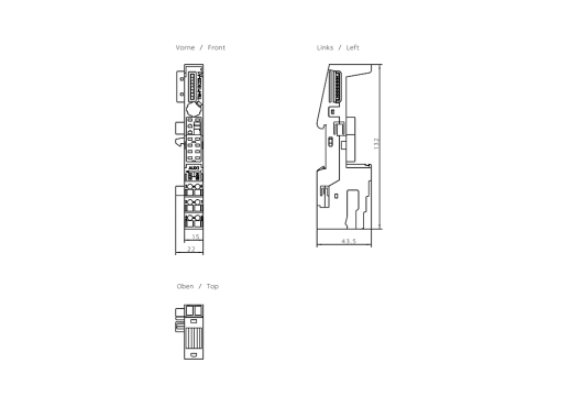 SIMATIC ET 200S TM-P15C23-A1 Spring terminals
