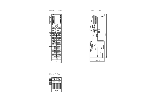 SIMATIC ET 200S TM-P30C44-A0 Spring terminals