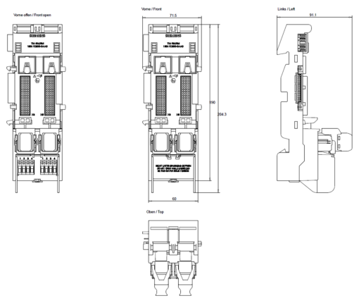 SIMATIC ET 200iSP TM-RMRM Screw terminals