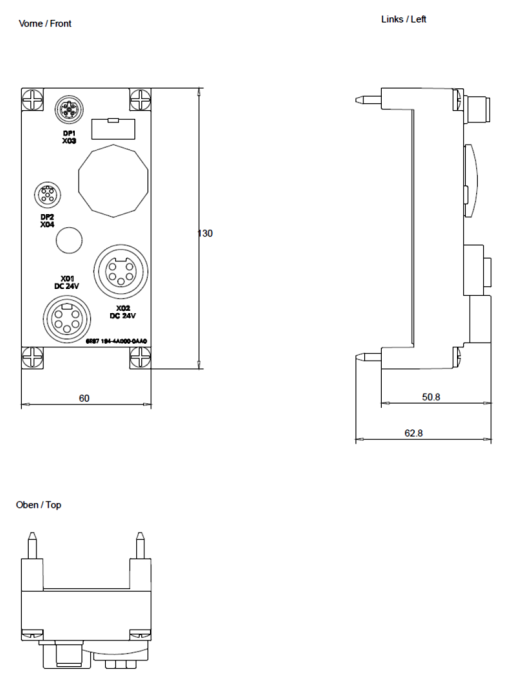 SIMATIC ET 200pro CM IM DP M12, 78"