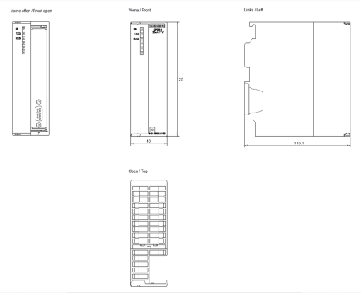 SIMATIC S7-300 CP 340 20 mA TTY ASCII, 3964R, printer