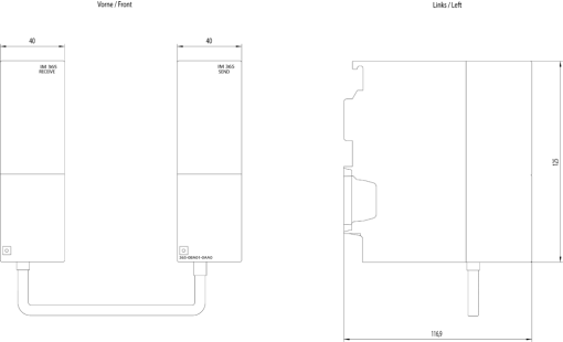 SIMATIC S7-300 IM 365 Without K-Bus