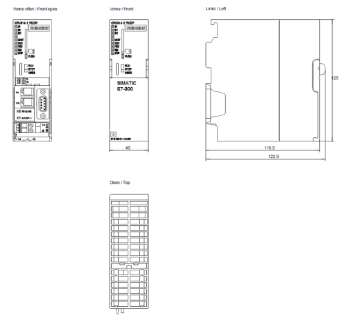 SIMATIC S7-300 CPU 315-2 PNDP 384 KB
