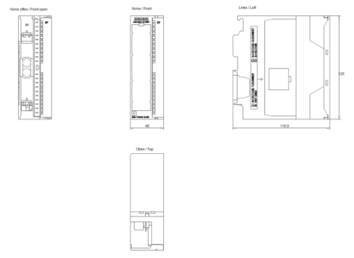 SIMATIC S7-300 SM 335, AI 4AQ 4x12 bit