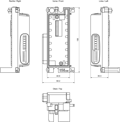 SIMATIC ET 200pro 4AI TC HF