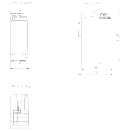 SIMATIC ET 200S F-PM-E PM 24 V DC