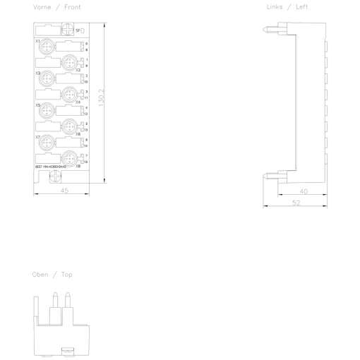 SIMATIC ET 200pro CM IO 8x M12D