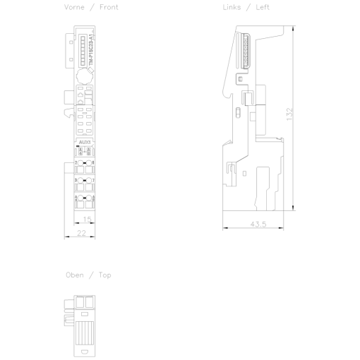 SIMATIC ET 200S TM-P15C23-A1 Spring terminals PU 5