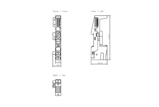 SIMATIC ET 200S TM-P15C22-01 Spring terminals PU 5