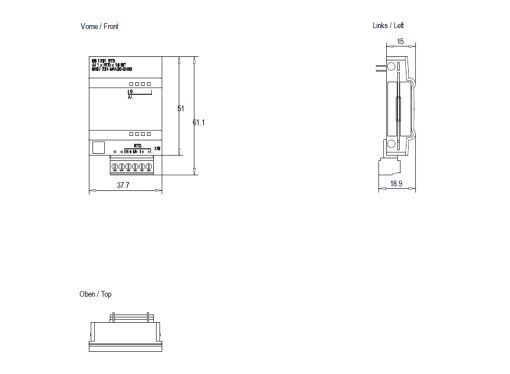 SIMATIC S7-1200 SB 1231, AI 1x16 bit RTD