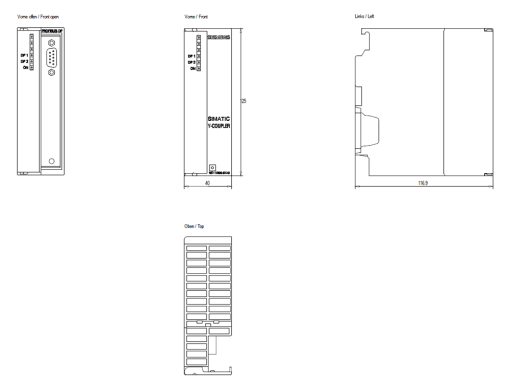 SIMATIC S7 Y coupler