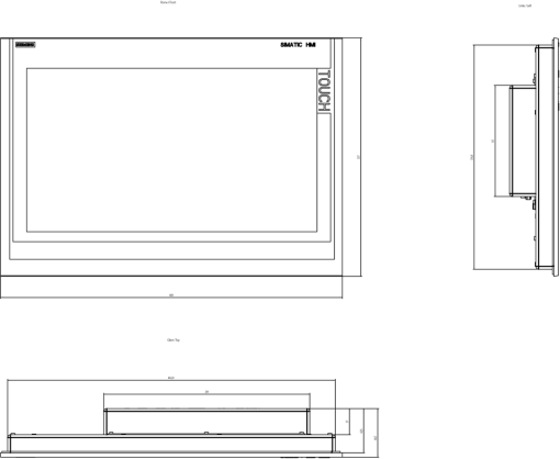 SIMATIC IPC IFP1900 19" display, extended